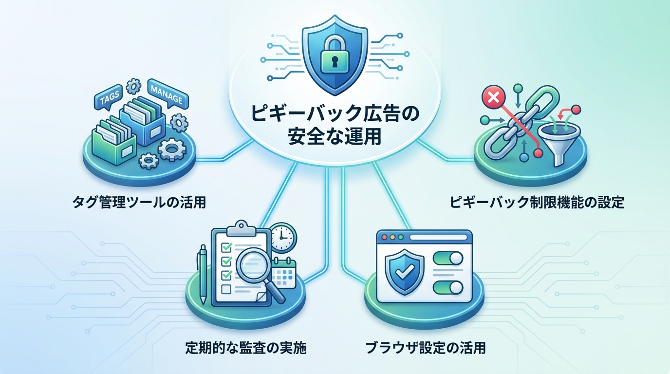 ピギーバック広告の安全な運用