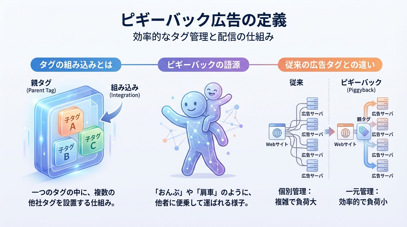 ピギーバック広告の定義