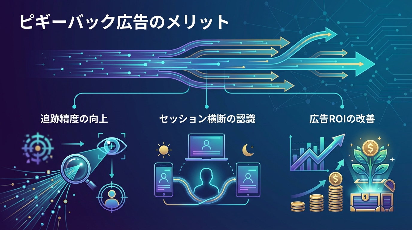 ピギーバック広告のメリット