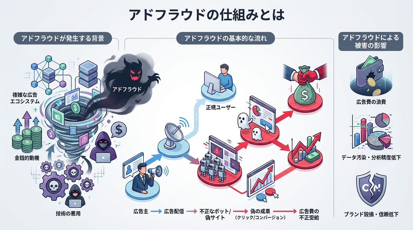 アドフラウドの仕組みとは