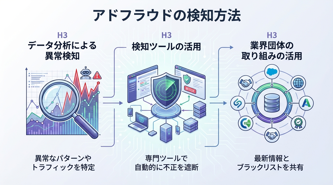 アドフラウドの検知方法