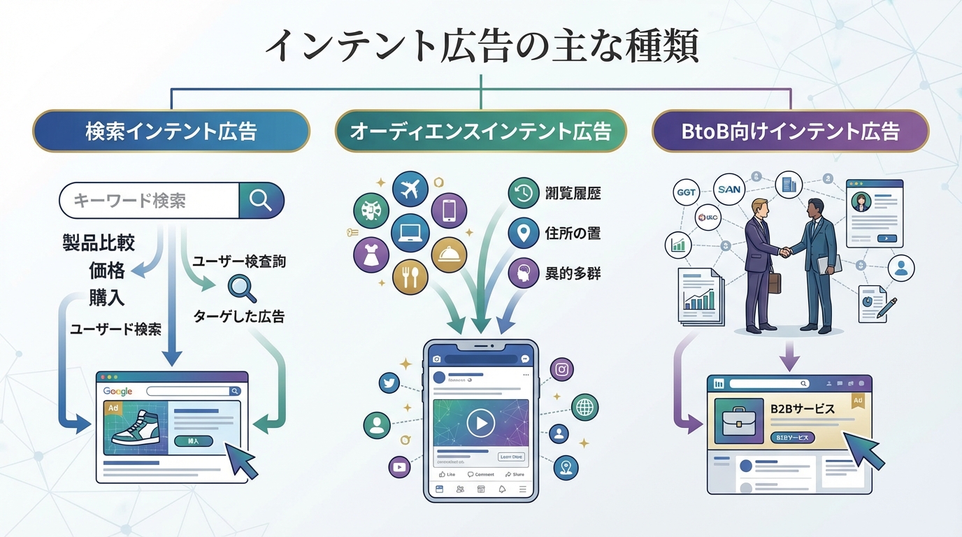 インテント広告の主な種類