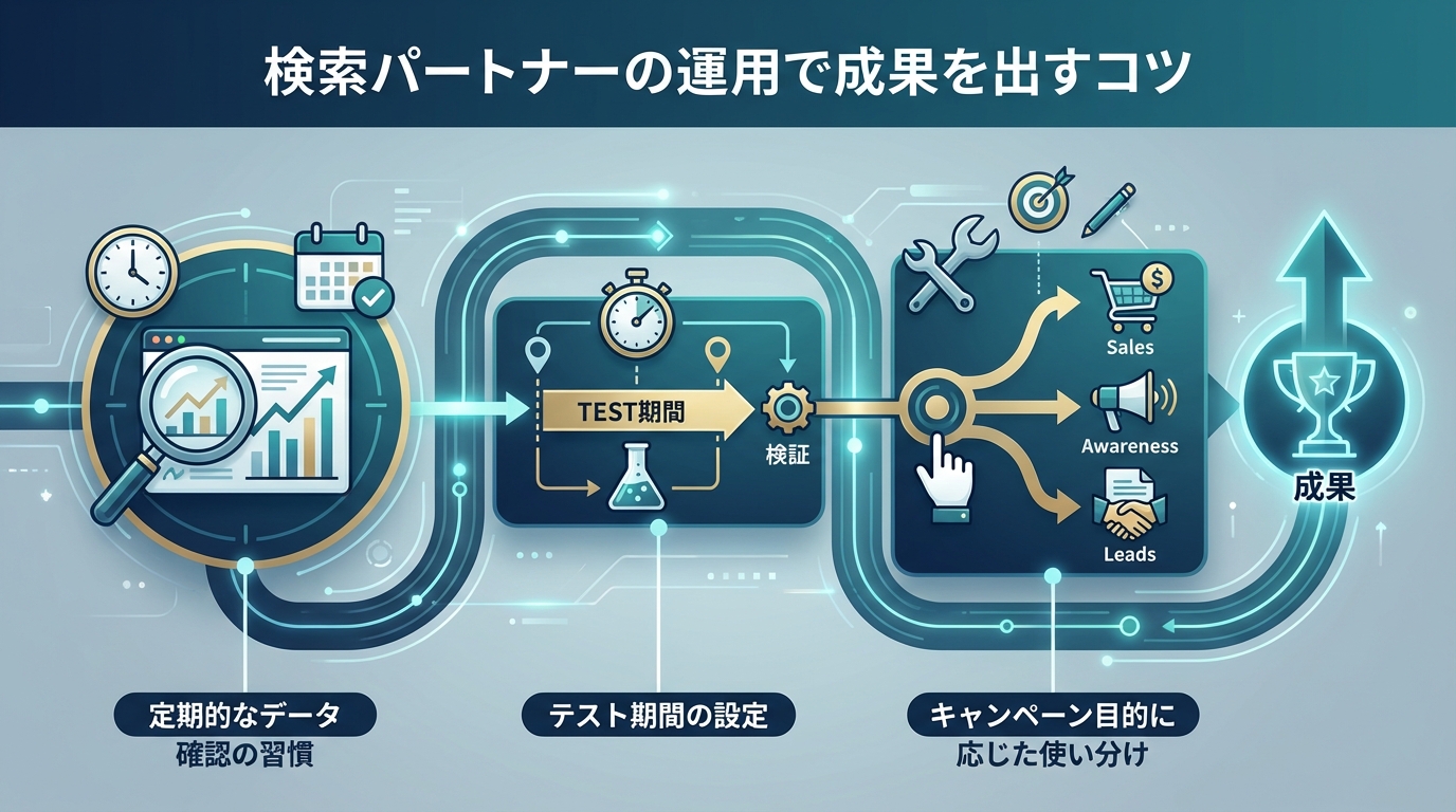 検索パートナーの運用で成果を出すコツ