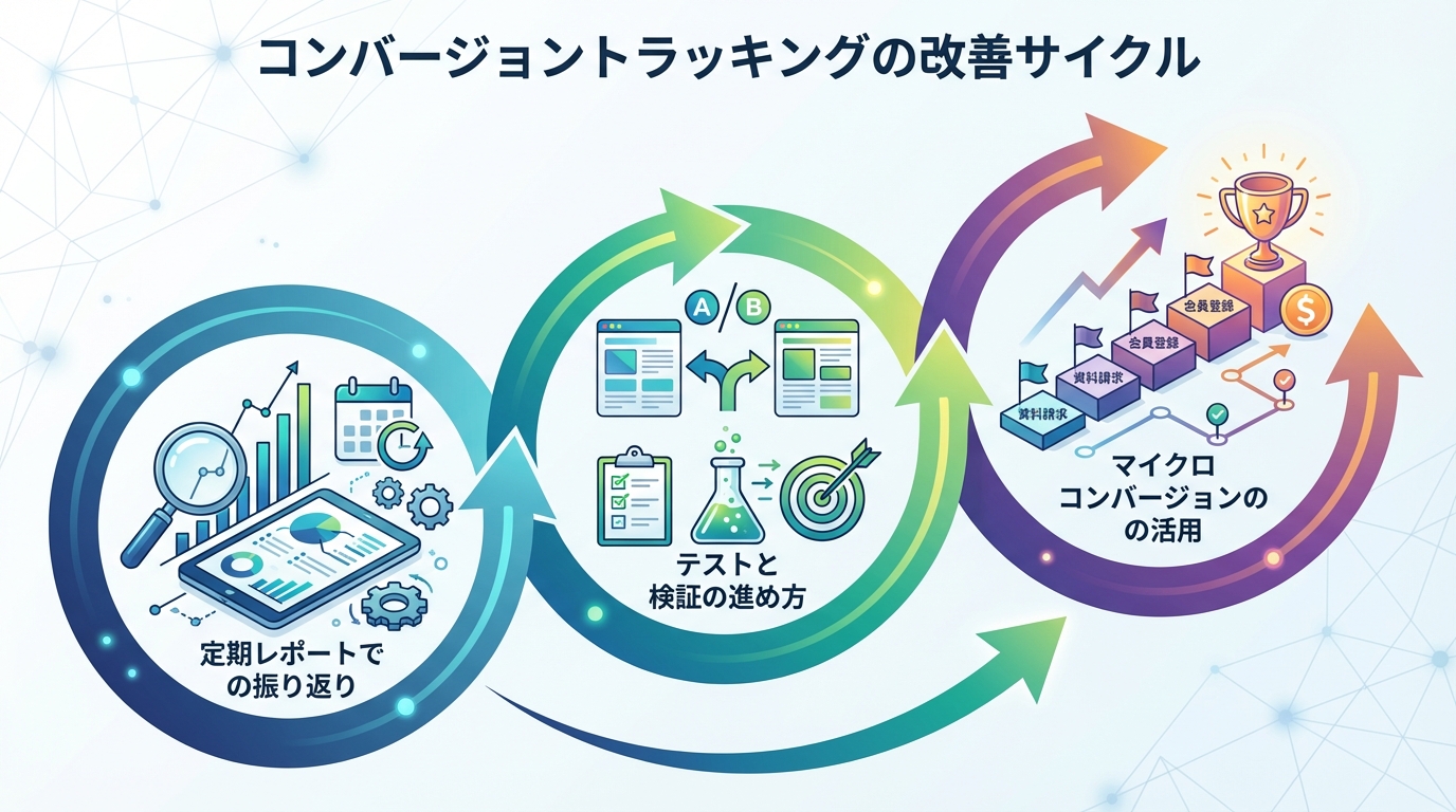 コンバージョントラッキングの改善サイクル