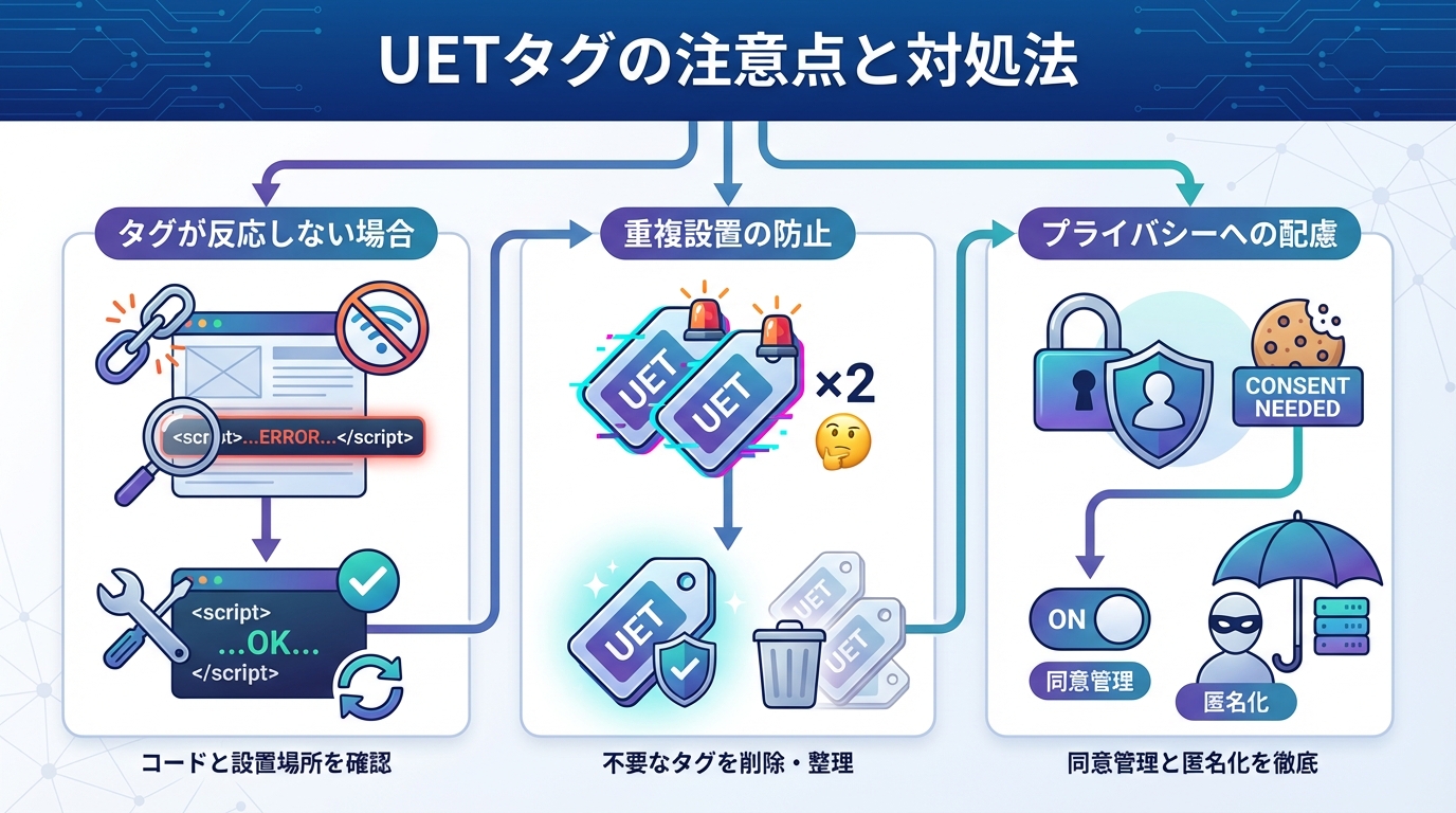 UETタグの注意点と対処法