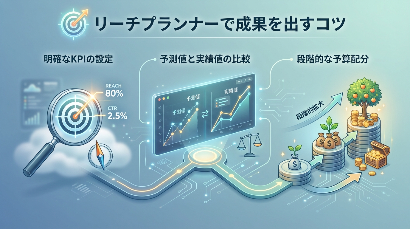リーチプランナーで成果を出すコツ