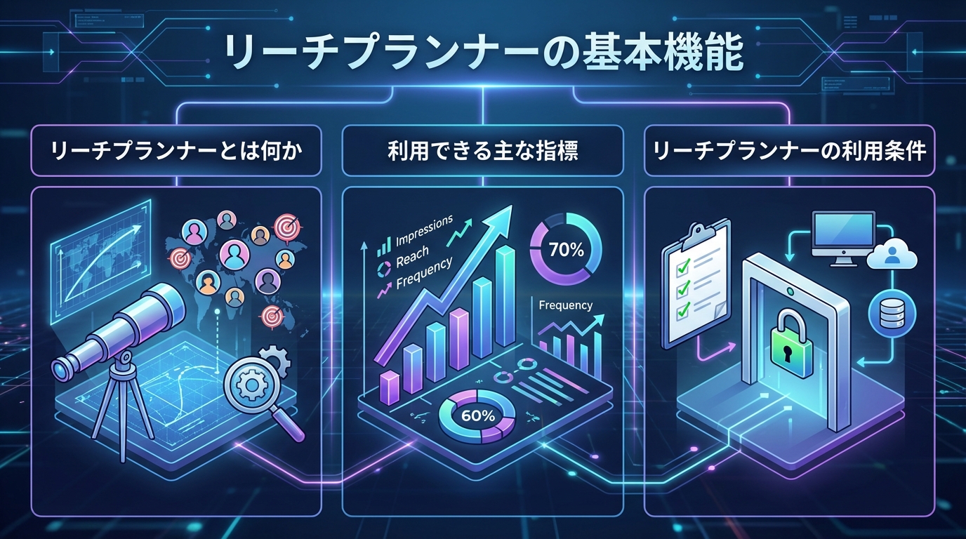 リーチプランナーの基本機能