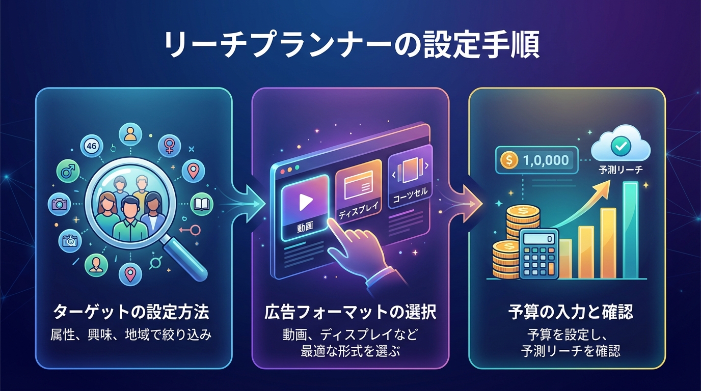 リーチプランナーの設定手順