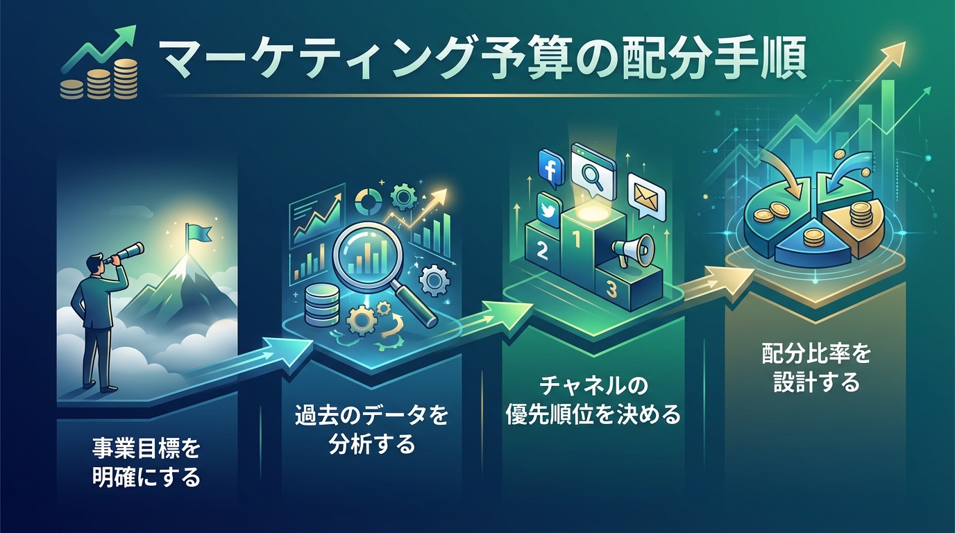 マーケティング予算の配分手順
