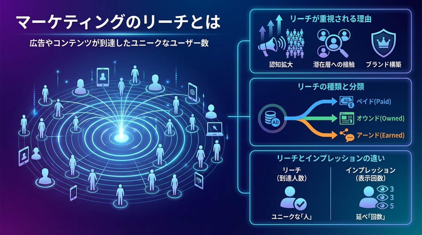 マーケティングのリーチとは