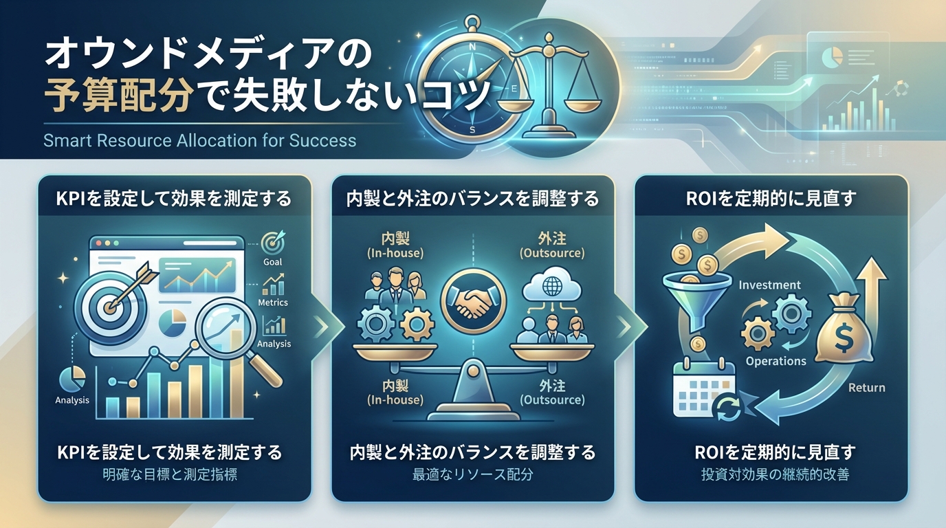 オウンドメディアの予算配分で失敗しないコツ