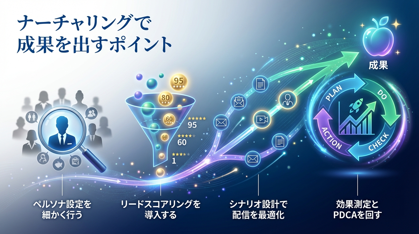 ナーチャリングで成果を出すポイント