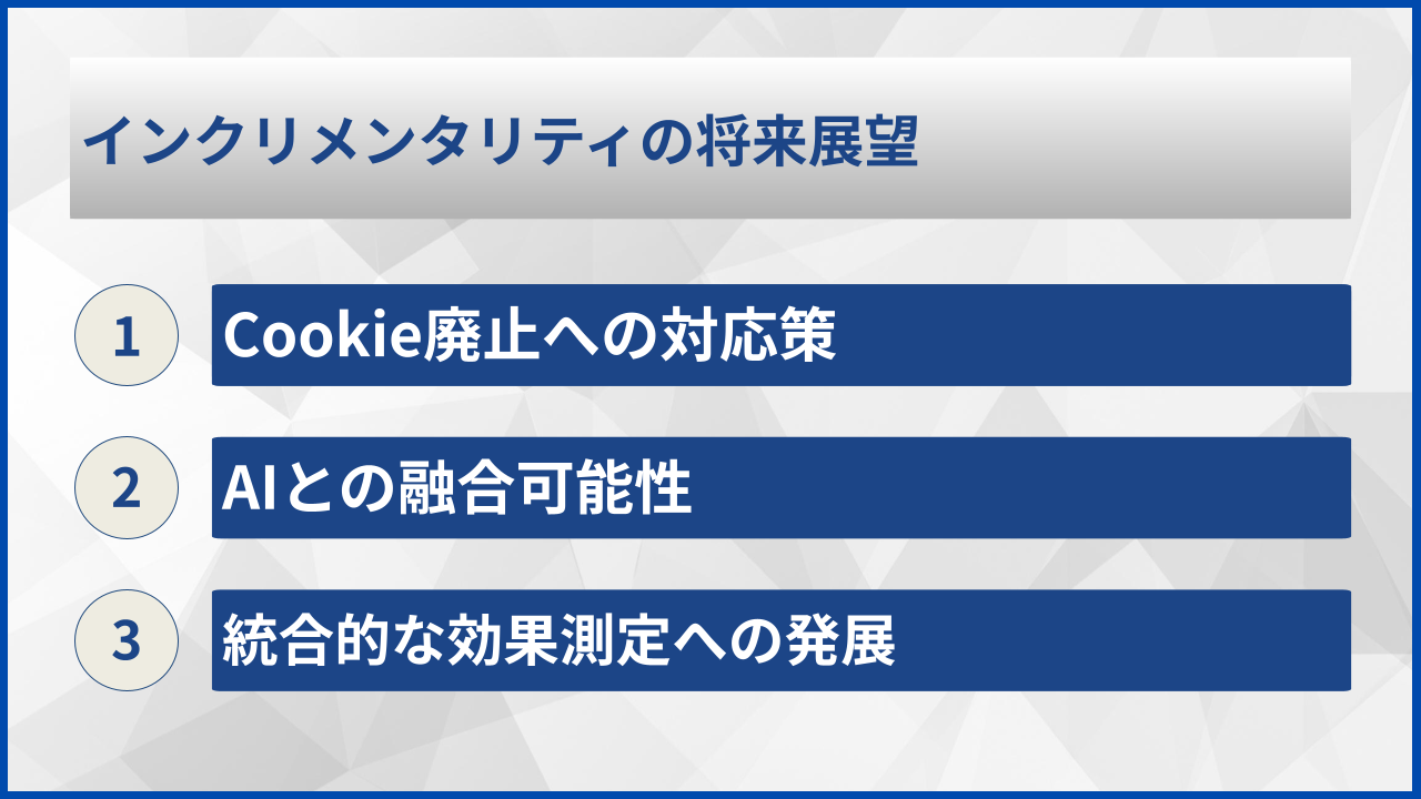 インクリメンタリティの将来展望
