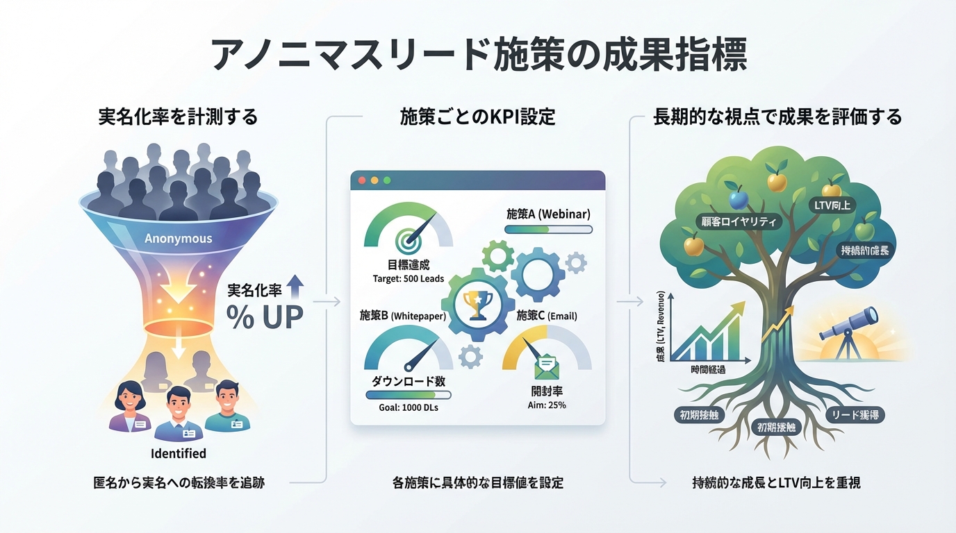 アノニマスリード施策の成果指標