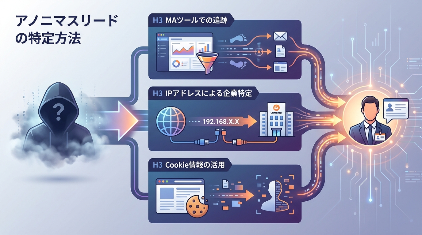 アノニマスリードの特定方法