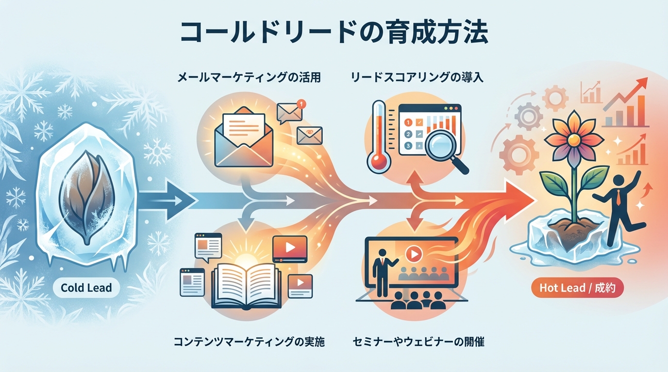 コールドリードの育成方法