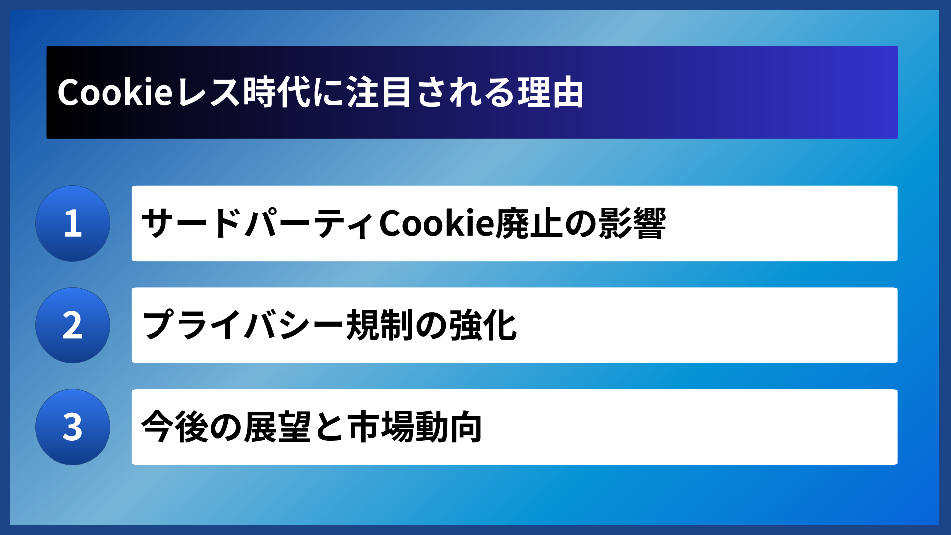 Cookieレス時代に注目される理由