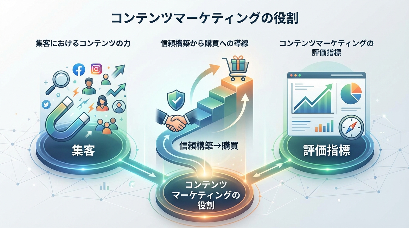 コンテンツマーケティングの役割