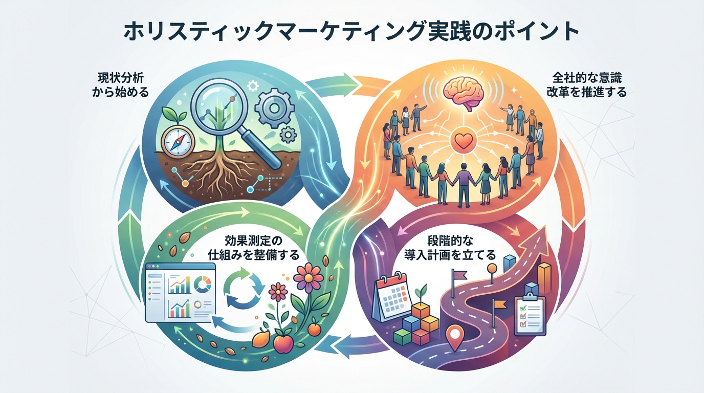 ホリスティックマーケティング実践のポイント