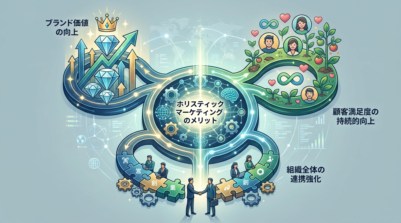 ホリスティックマーケティングのメリット