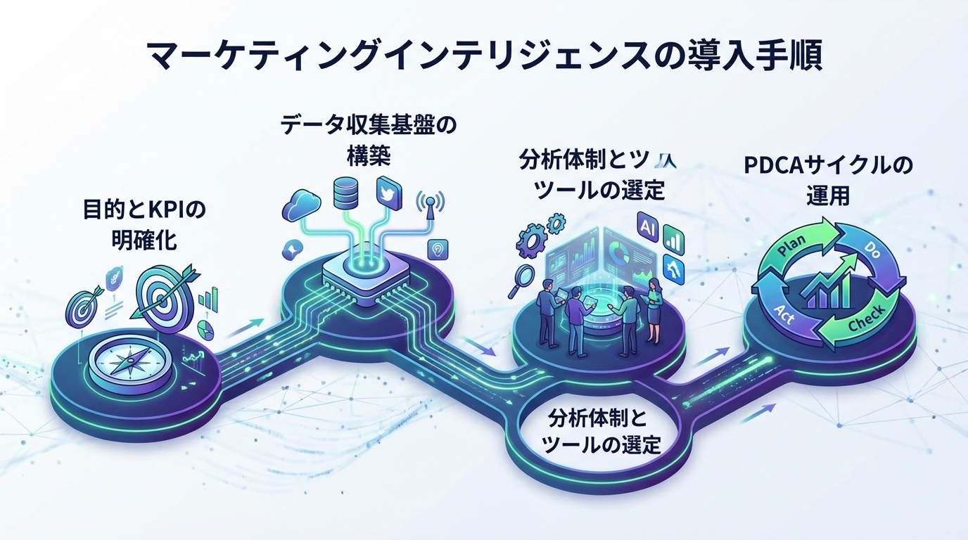 マーケティングインテリジェンスの導入手順