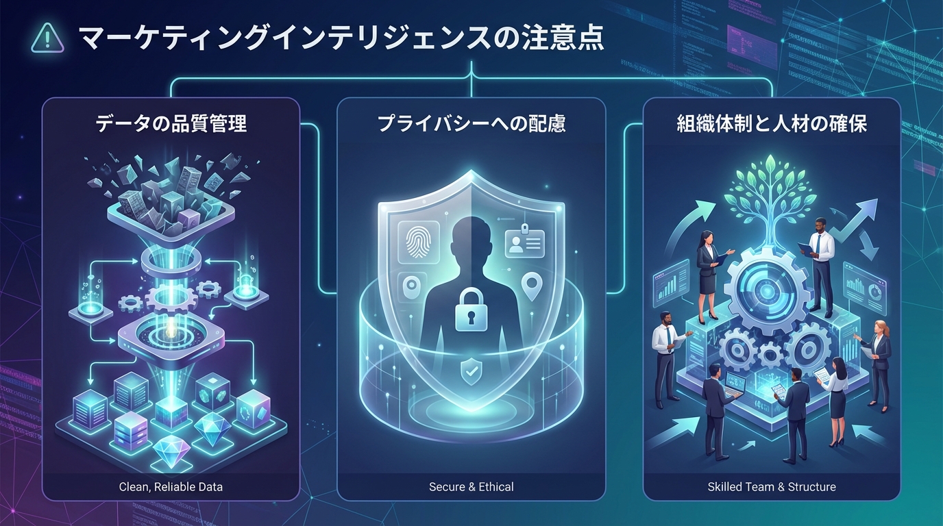 マーケティングインテリジェンスの注意点