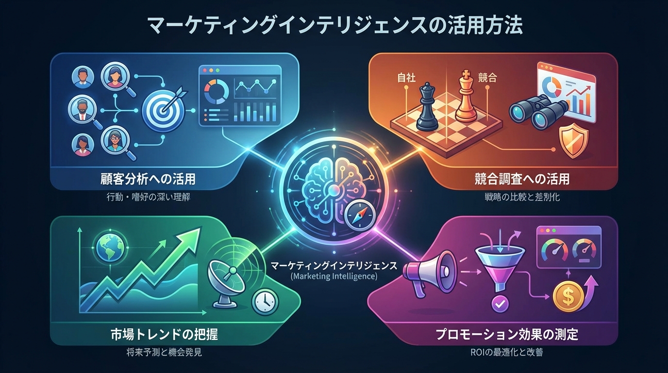 マーケティングインテリジェンスの活用方法