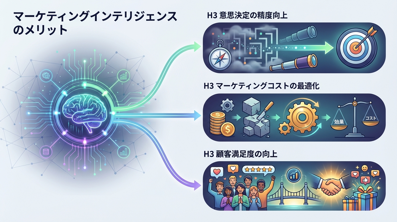 マーケティングインテリジェンスのメリット