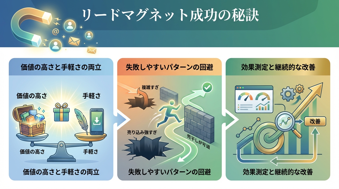リードマグネット成功の秘訣