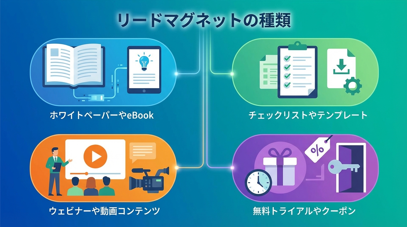 リードマグネットの種類