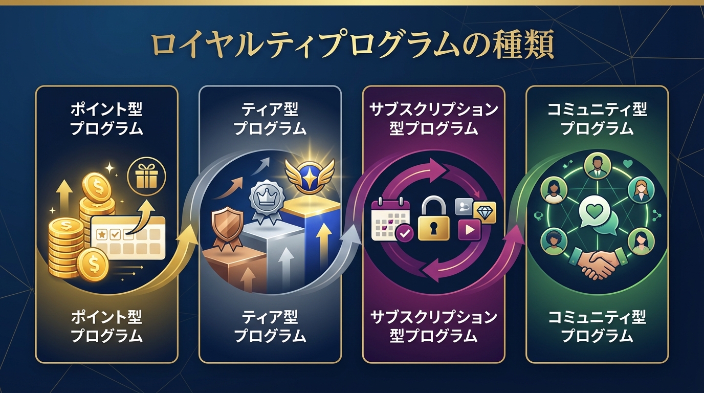 ロイヤルティプログラムの種類
