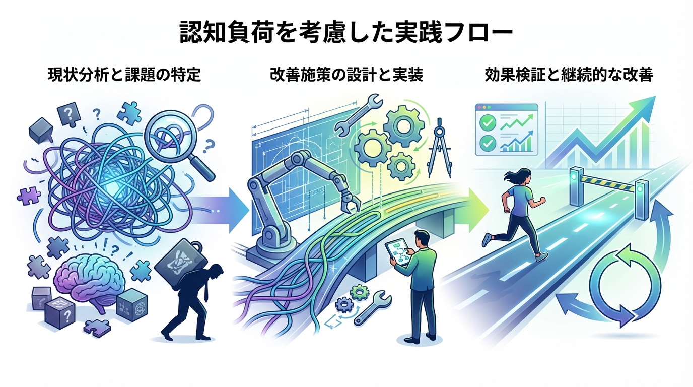 認知負荷を考慮した実践フロー