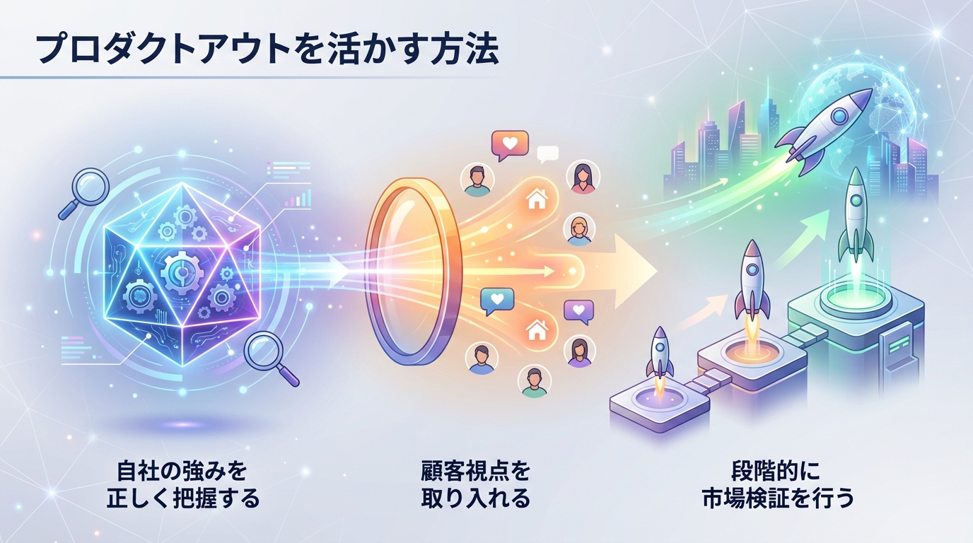 プロダクトアウトを活かす方法