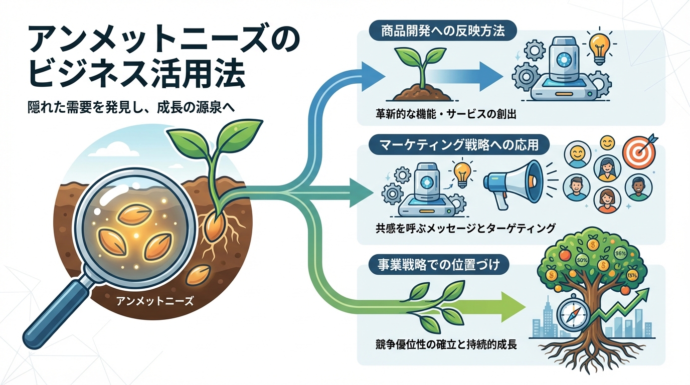 アンメットニーズのビジネス活用法