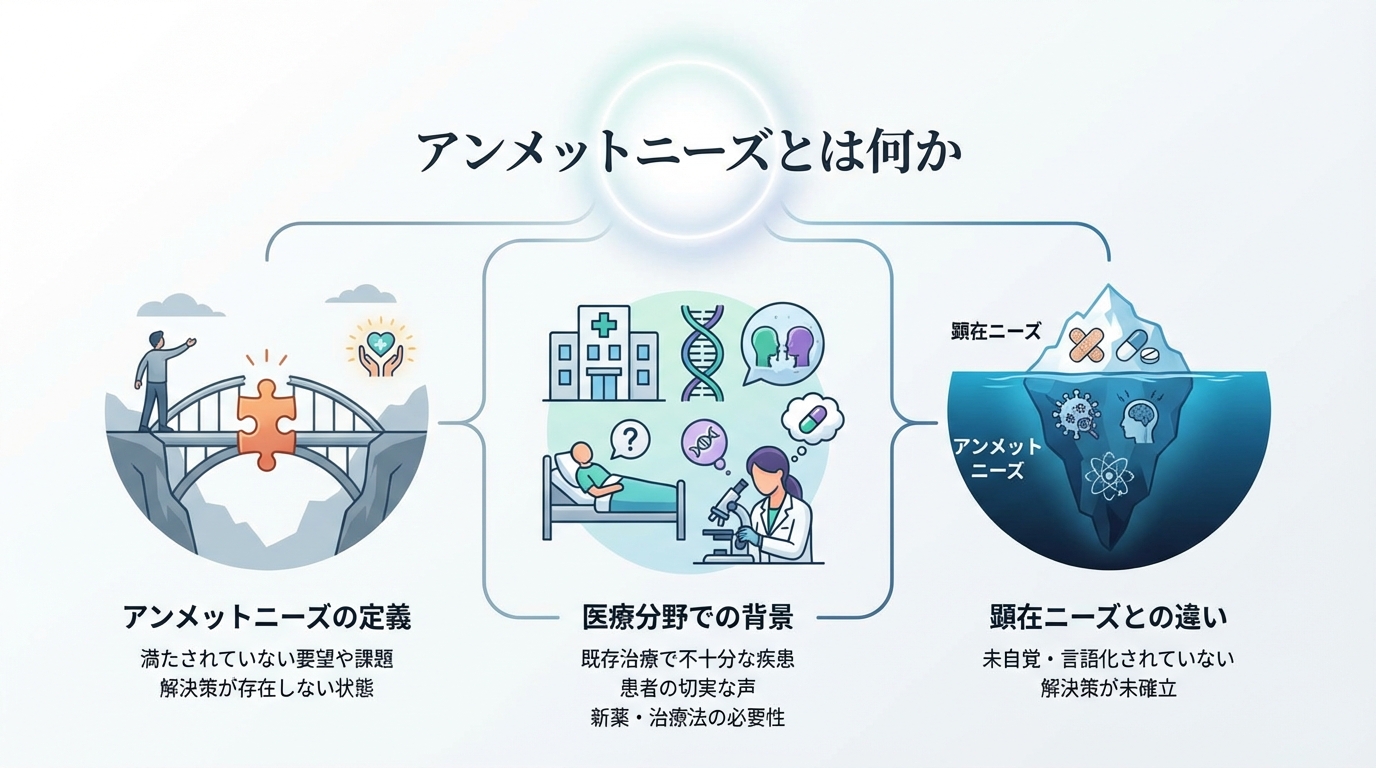アンメットニーズとは何か