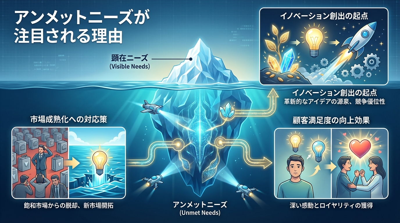 アンメットニーズが注目される理由