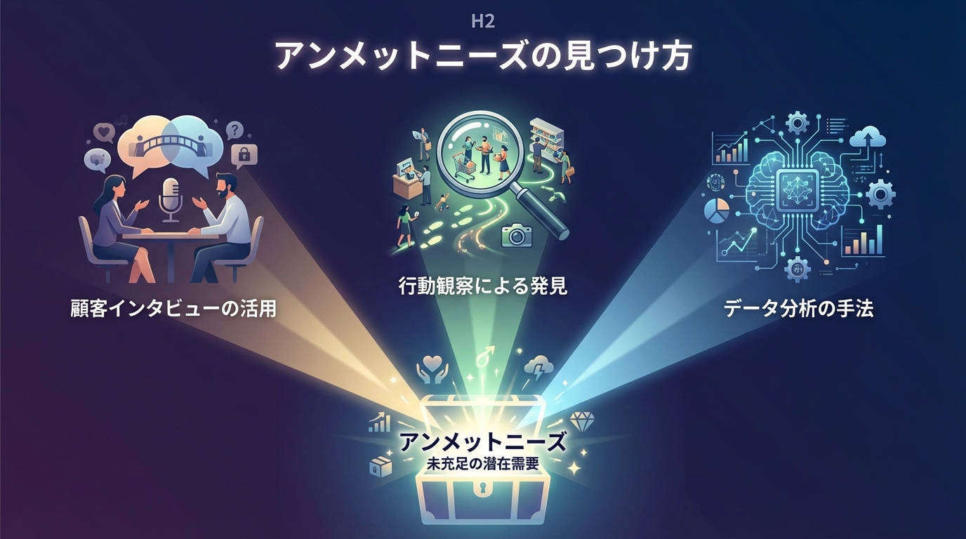 アンメットニーズの見つけ方