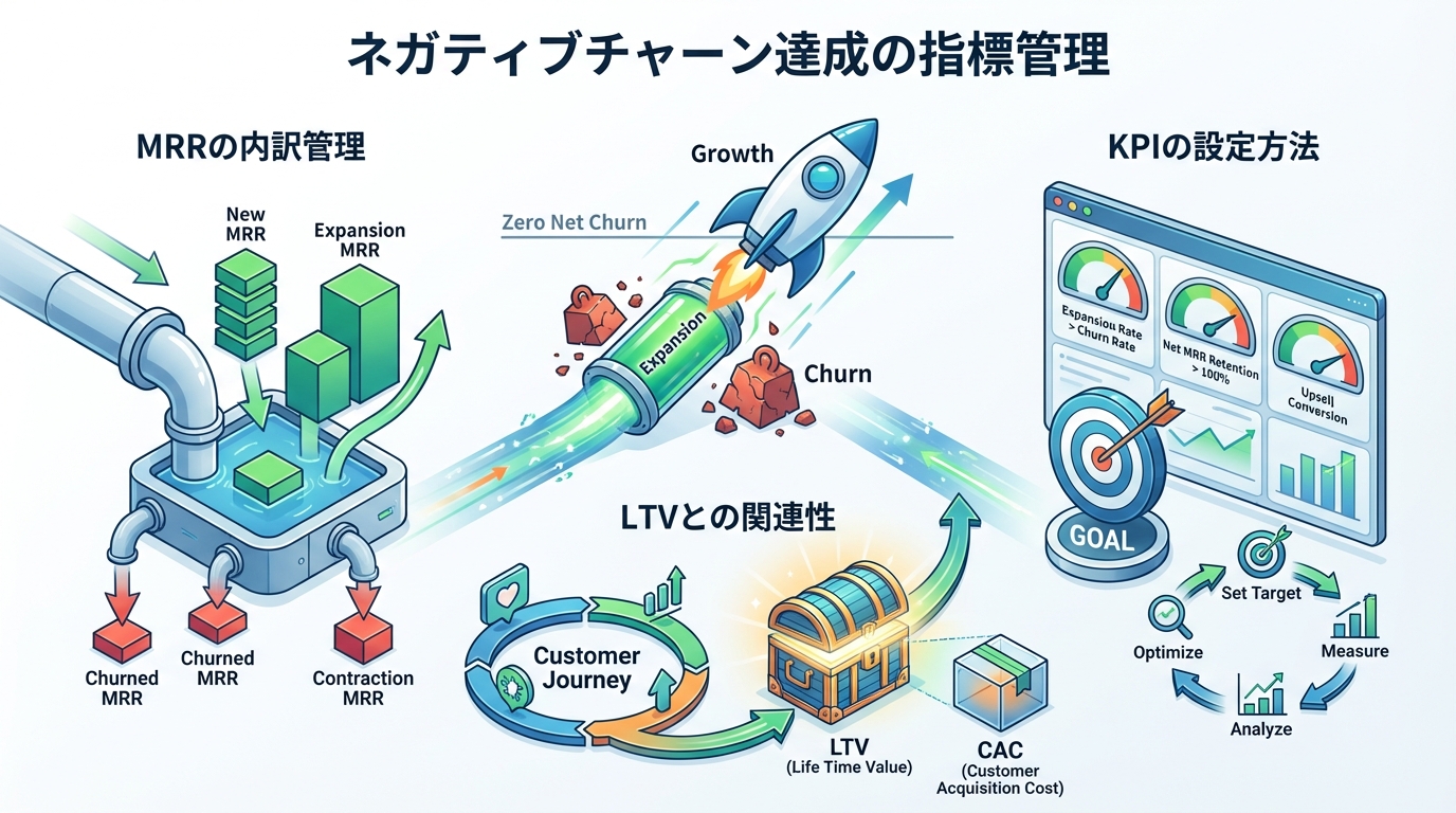 ネガティブチャーン達成の指標管理