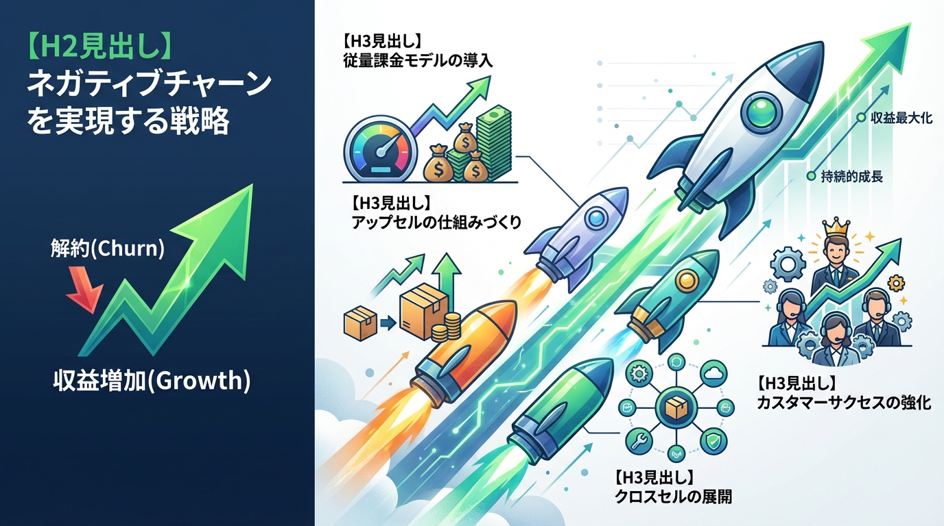 ネガティブチャーンを実現する戦略