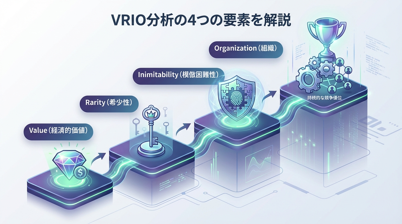 VRIO分析の4つの要素を解説