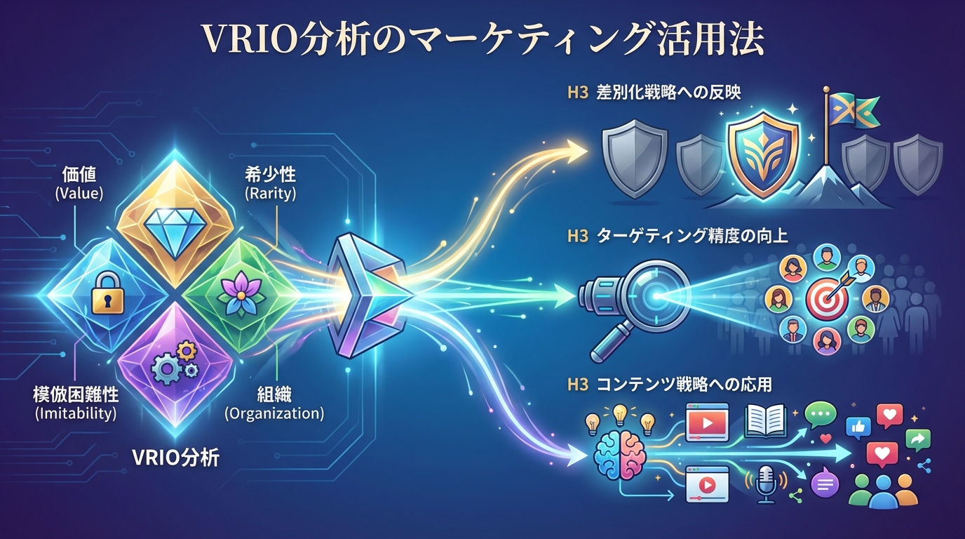 VRIO分析のマーケティング活用法