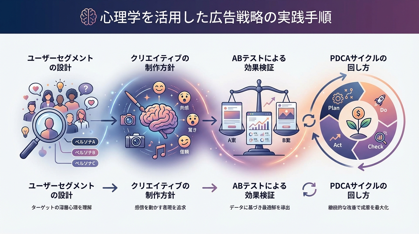 心理学を活用した広告戦略の実践手順