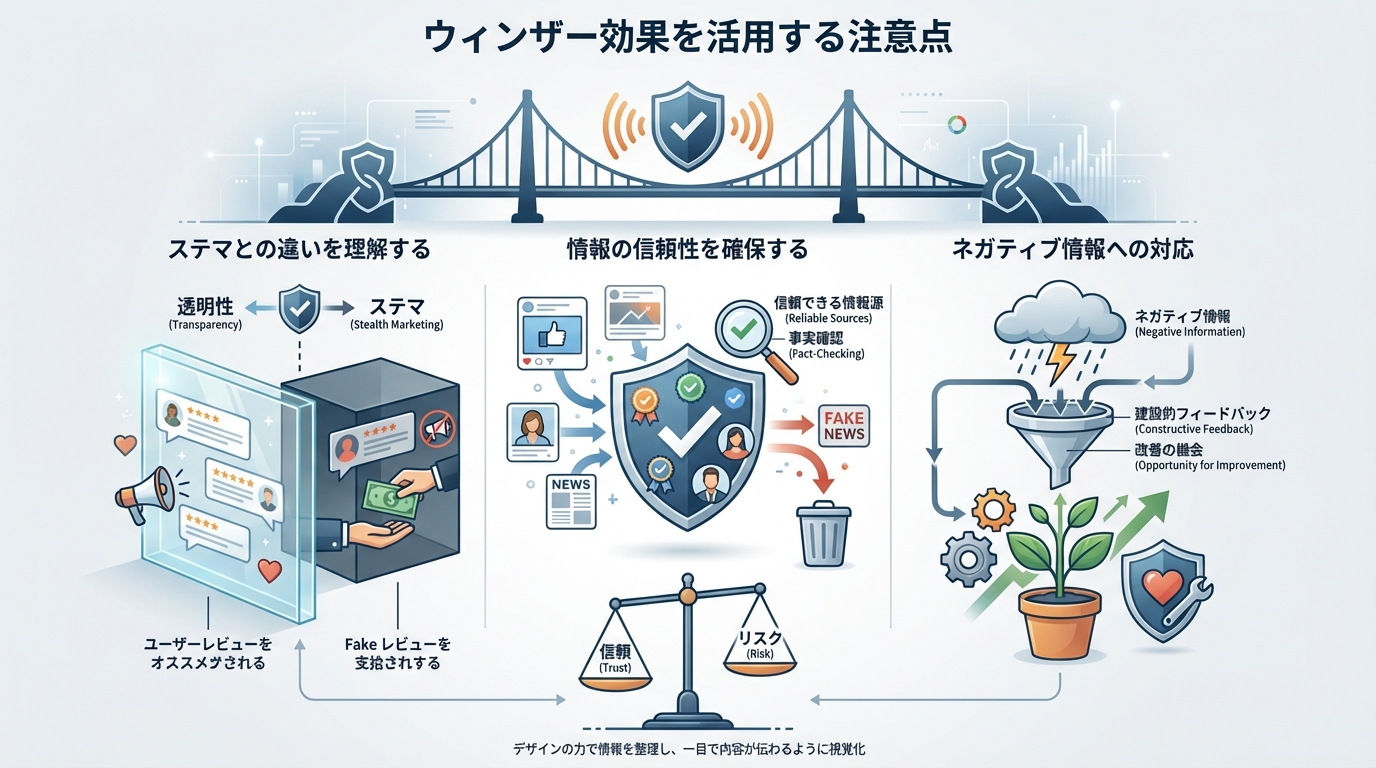 ウィンザー効果を活用する注意点