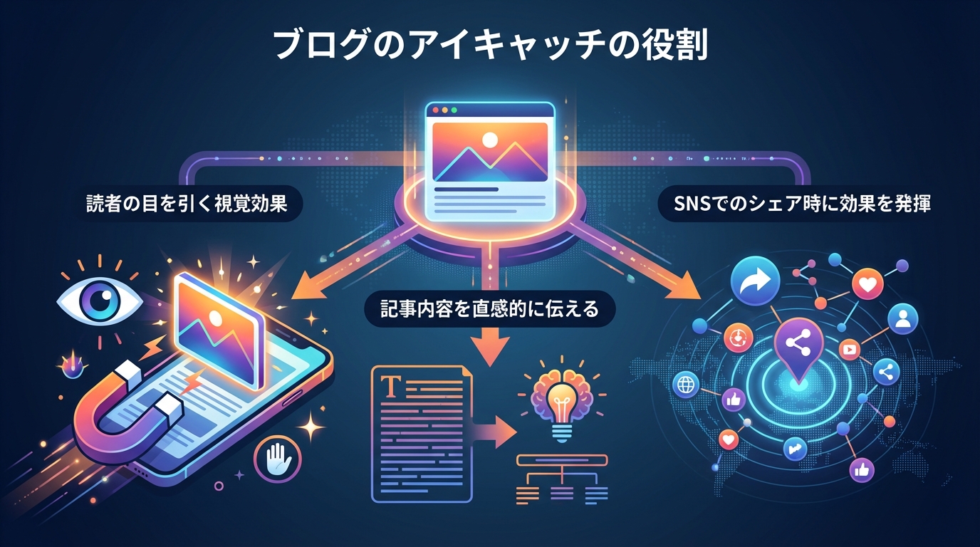 ブログのアイキャッチの役割