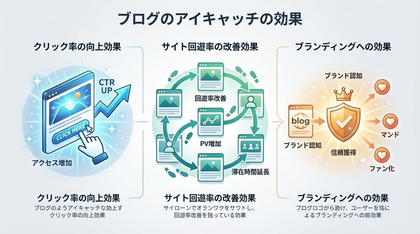 ブログのアイキャッチの効果