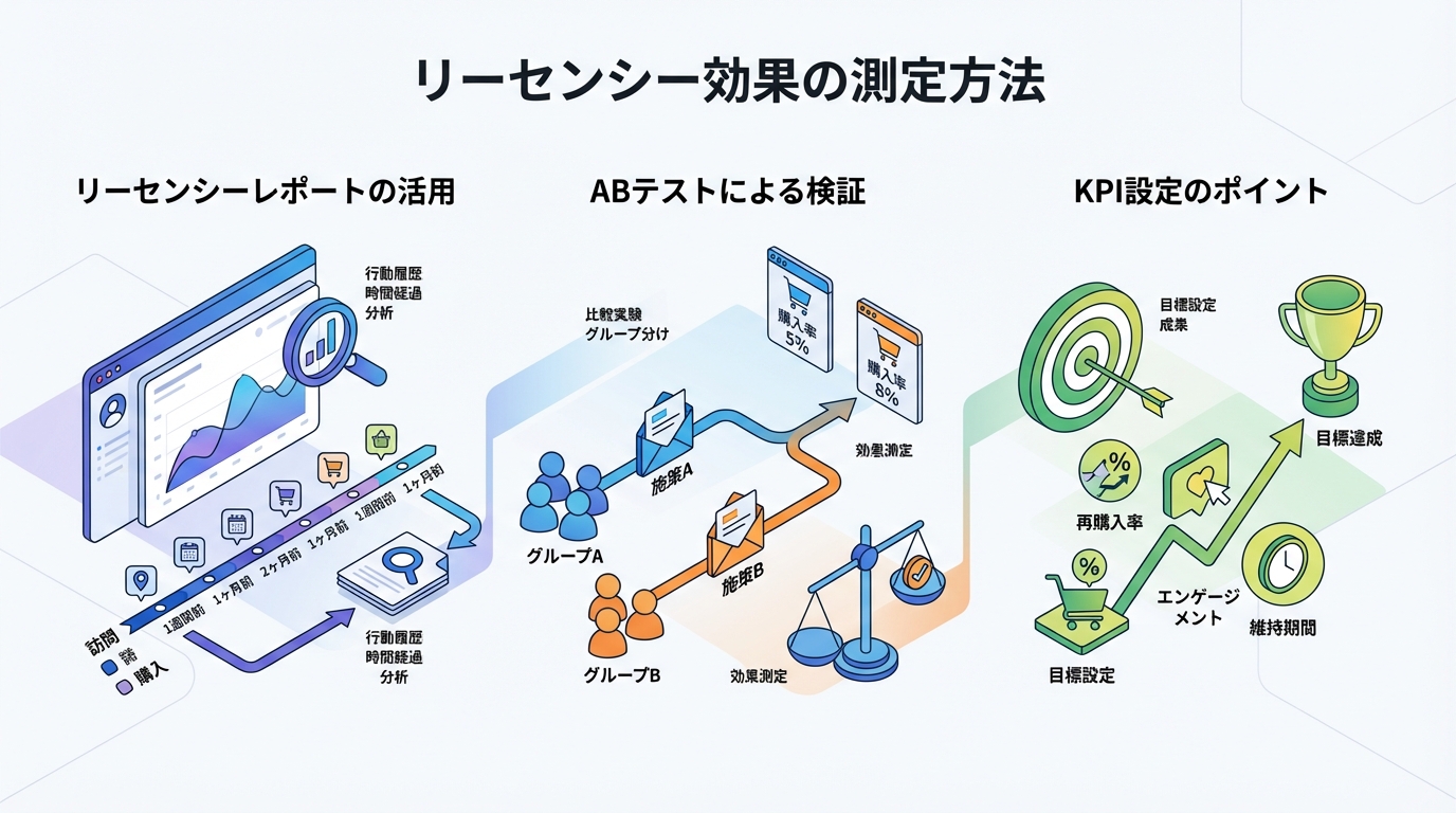 リーセンシー効果の測定方法