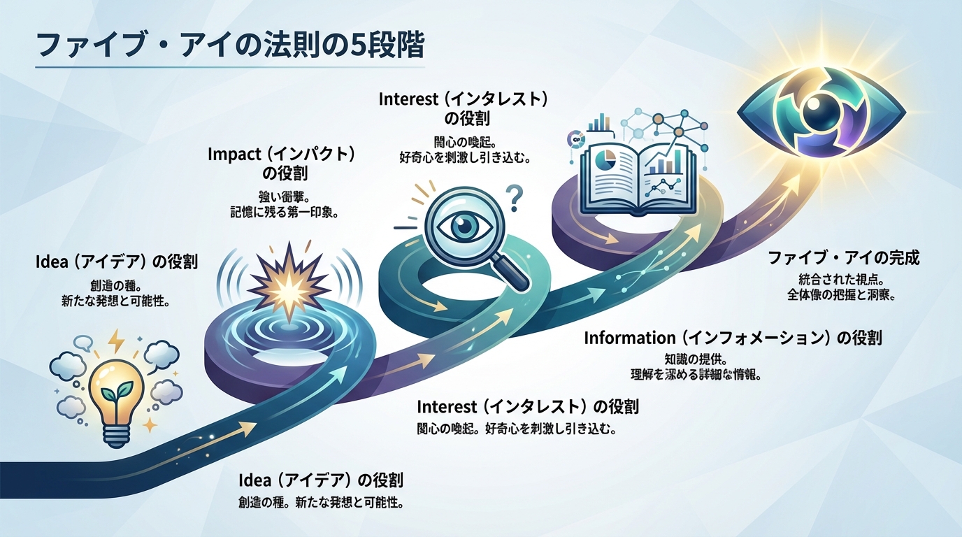 ファイブ・アイの法則の5段階