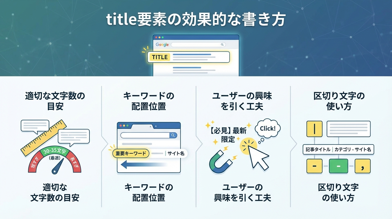 title要素の効果的な書き方