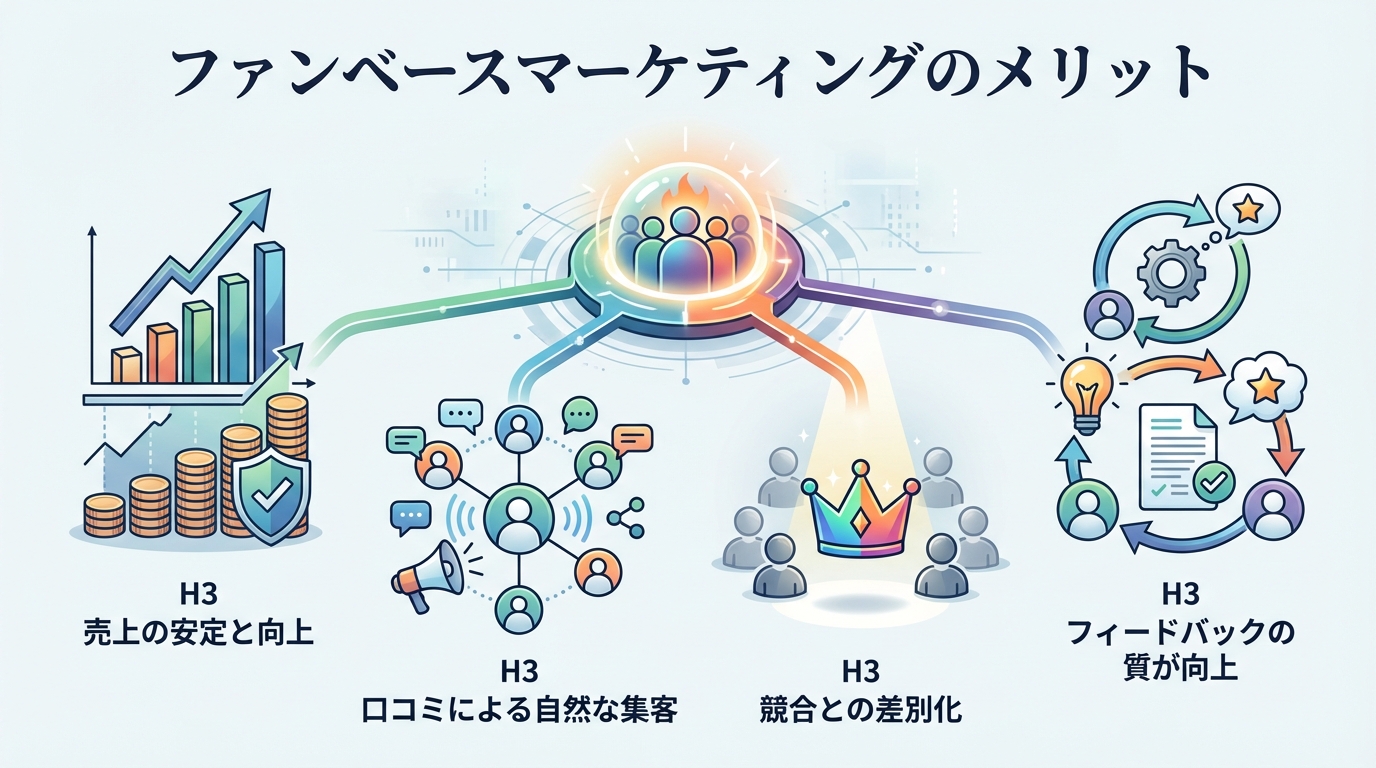 ファンベースマーケティングのメリット