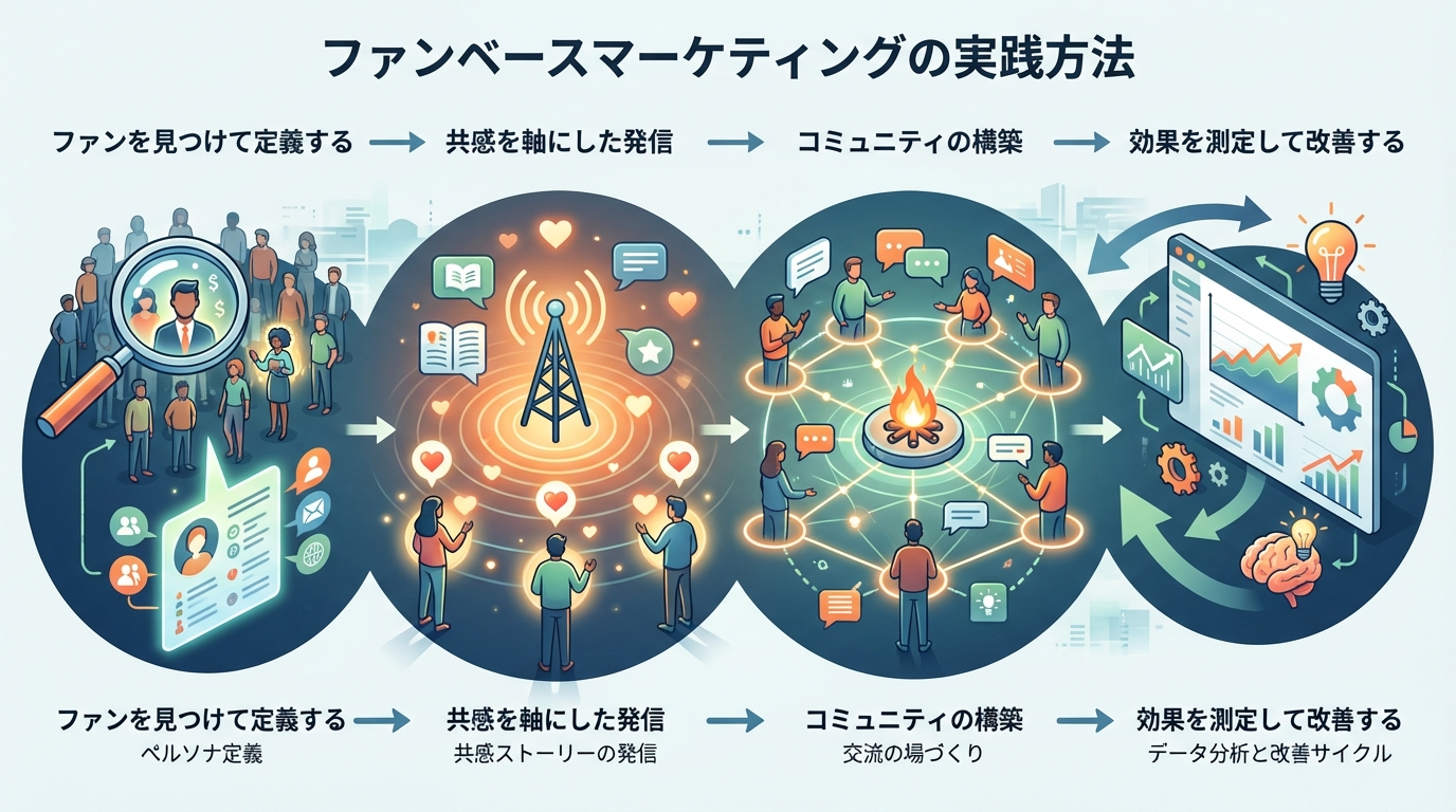 ファンベースマーケティングの実践方法